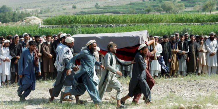 یوناما: تېر میلادي کال د جګړې له کبله تر لسو زرو ډېرو ملکي افغانانو ته مرګ ژوبله اوښتې