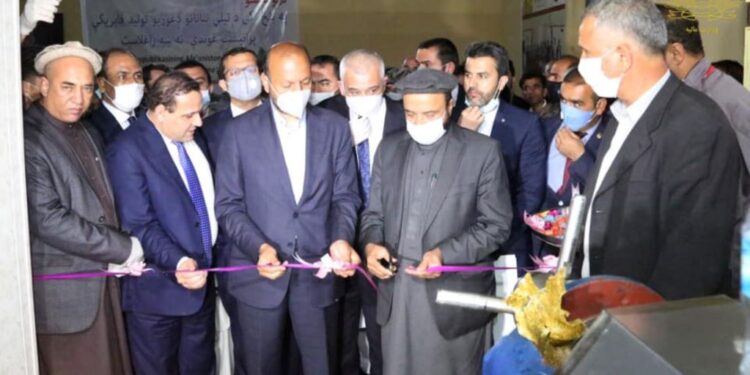 د پنبې دانې او نباتي غوړیو فابریکې بېرته خپل فعالیت پیل کړ