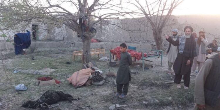 په بلخ کې هوایي برید ۹ ملکي وګړو ته مرګ ژوبله اړولې