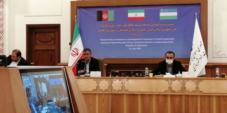 افغانستان؛ ایران او ازبکستان د سوداګریزو اړیکو پر پراختیا خبرې کړې