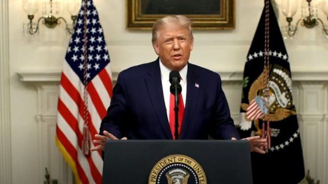 ټرمپ: په افغانستان کې د روانې جګړې پر ختمولو بوخت یو