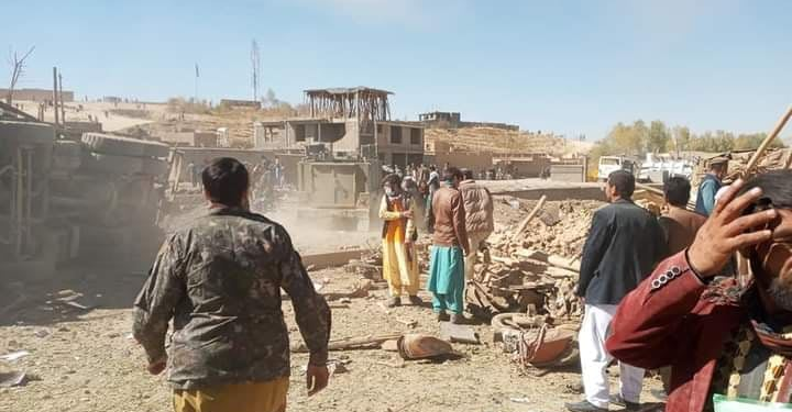غور کې چاودنه؛د مرګ ژوبلې شمېر ۱۰۶ تنو ته لوړ شوی دی