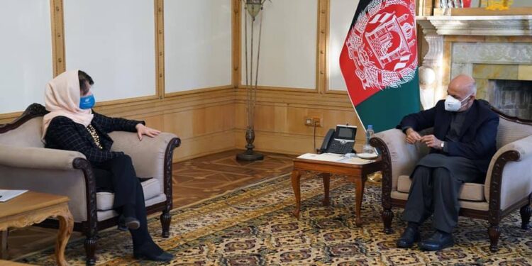 ولسمشر غني: م،م دې د تاوتریخوالي کمولو کې جدي همکاري وکړي