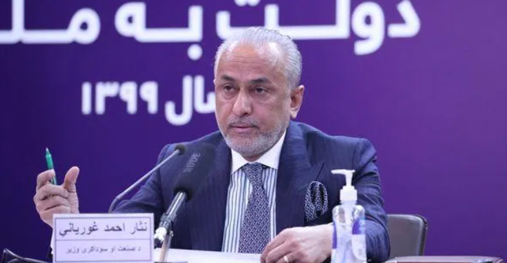 غورياني: ډېر ژر به په هېواد کې دری سوه نوې جوړې شوې فابریکې پرانیستل شي