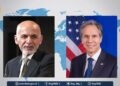 ولسمشر غني؛ د امریکا د بهرنیو چارو له وزیر سره پر سوله خبرې کړې دي
