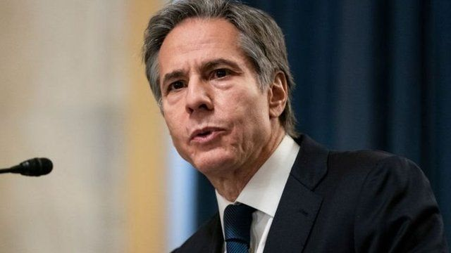 انتوني بلینکېن: داسې پرمختګ نشته چې پر ایران دې بندیزونه لرې کړل شي