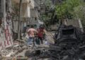 غزه کې زیانمنو شوو فلسطینیانو ته د مرستو رسولو لړۍ پیل شوې