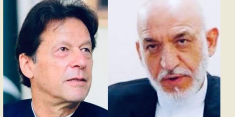 حامد کرزي؛ له عمران خان سره پر افغان سوله خبرې کړې دي