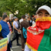 په واشنګټن او لندن کې ؛ لسګونه افغانانو د پاکستان پر ضد لاریون کړی