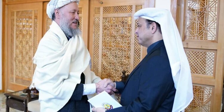 ا.ا له قطر سره د هر اړخیزو اړیکو پر پراختیا خبرې کړې