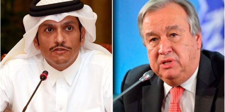 قطر او ملګرو ملتونو د افغانستان پر وضعیت خبرې کړې دي