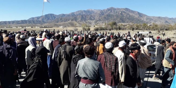 پکتیا کې د پاکستان پر ضد لاریون وشو