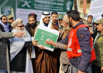 د سعودي عربستان د خوراکي توکو د مرستو لړۍ افغانستان کې پیل شوه
