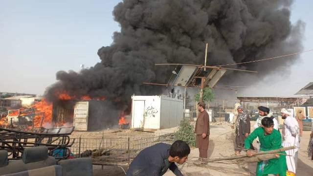 نیمروز کې اورلګېدنې خلکو ته درانه مالي زیانونه اړولي دي
