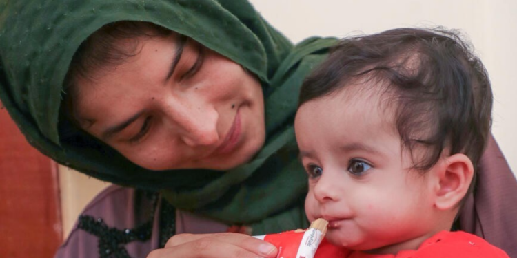یونېسف: د تغذيې برخه کې مو تر زرو ډېرو افغانانو ته روزنه ورکړې