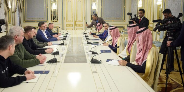 د اوکراین ولسمشر سعودي عربستان ته تللی