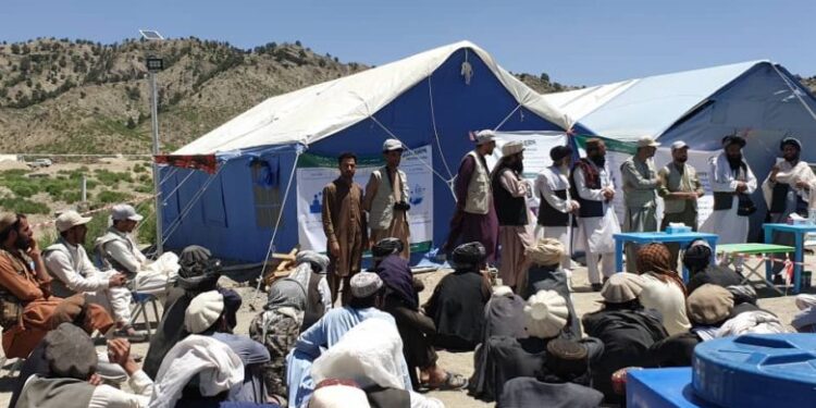 پکتیکا کې زلزله ځپلو کورنیو ته ۱۰۵ کورونه جوړېږي