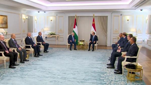 عبدالفتاح السيسي او محمود عباس د فلسطين پر ملي روغې جوړې او ځينو نورو مسایلو غږيدلي دي