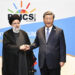 شي جين پينګ د ايران له ولسمشر ابراهيم رئيسي سره وکتل