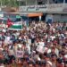 پر فلسطین د اسراییلو د بریدونو پر ضد ننګرهار کې لاریون وشو
