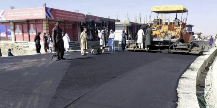 پکتیکا کې د خیبر بازار سړک ورغول شو