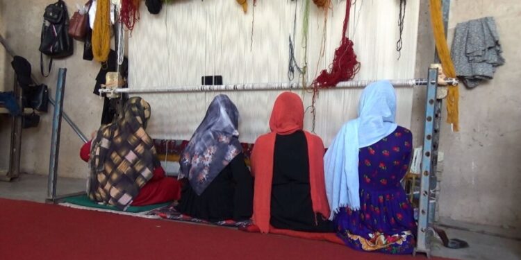 بلخ کې یوې مېرمنې ۱۰۰ نورو ښځو ته د کار زمینه برابره کړې ده