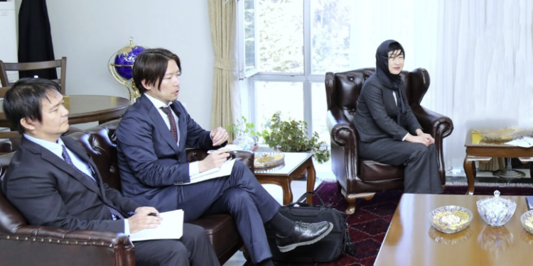 جاپان په افغانستان کې پانګونې ته لېوالتیا ښودلې