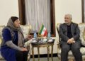 کابل کې د ایران سفیر د یوناما له مشرې سره کتلي دي