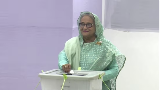 د بنګلهدېش لومړۍ وزیرې د څلورم ځل لپاره ټاکنې وګټلې