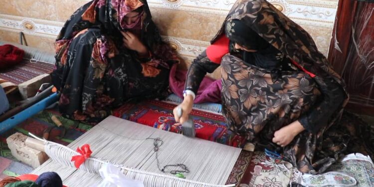 بادغیس کې یو شمېر مېرمنو ته د کار زمینه برابره شوې
