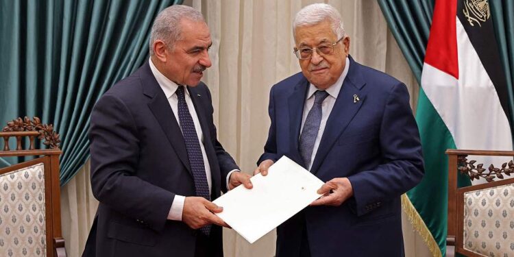 د فلسطين ولسمشر د حکومت استعفا ومنله
