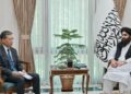 د چين سفیر جاو شينګ له سرپرست وزير اميرخان متقي سره وکتل