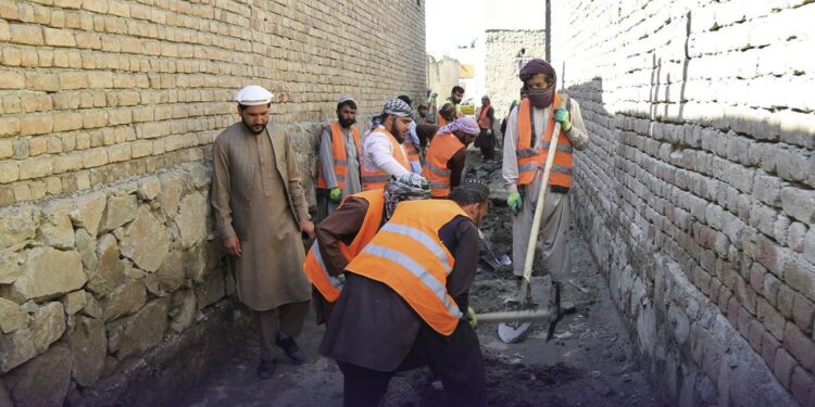 د کابل په ۹مه ناحیه کې د کوڅو جوړولو چارې پیل شوې