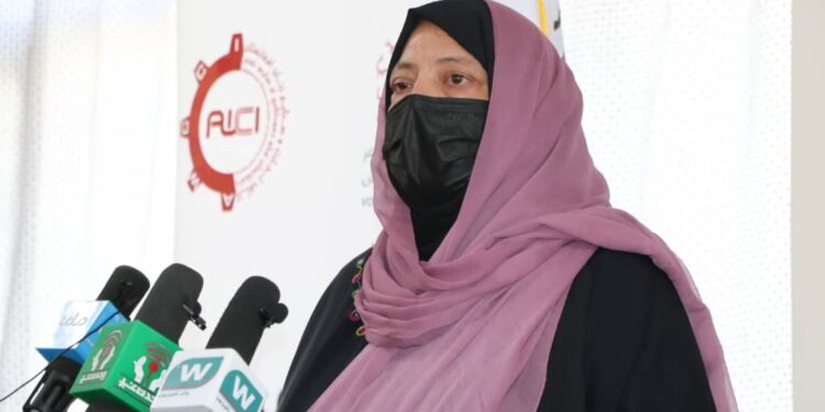 میدان وردګو کې د ښځو د سوداګرۍ او صنایعو خونه پرانیستل شوه