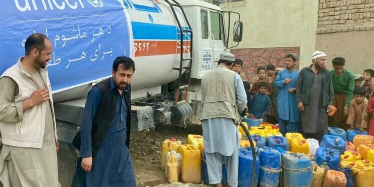 یونیسف: هره ورځ ۲۲زره سېلاب ځپلو افغانانو ته پاکې اوبه رسوو