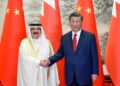 شي جين پينګ د بحرين له پاچا سره وکتل
