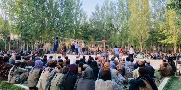 میدان وردګو کې د والیبال سیالۍ پای ته ورسېدې