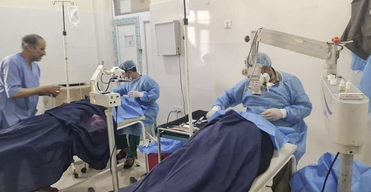 هلمند کې د سترګو ۲۷۰ وړیا عملیاتونه شوي