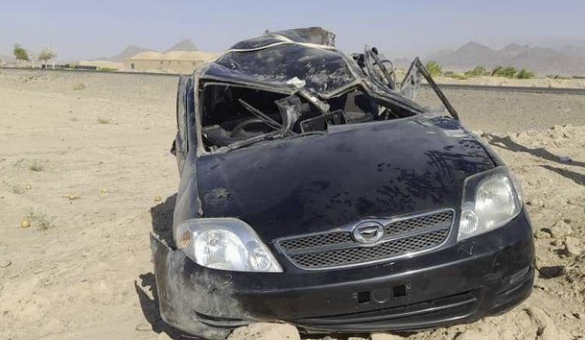 فراه کې ترافیکي پېښه؛ ۸ کسانو ته مرګژوبله اوښتې
