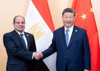 شي جين پينګ او الفتاح السیسي سره ولیدل