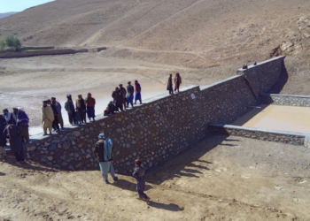 غور کې د اوبو یو کوچنی بند جوړ او ګټې اخیستنې ته وسپارل شو