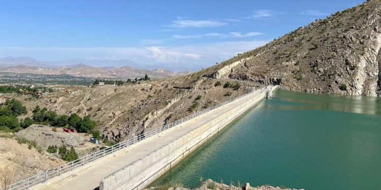 د کابل په کلکانو ولسوالۍ کې د اوبو یو کوچنی بند جوړ شوی