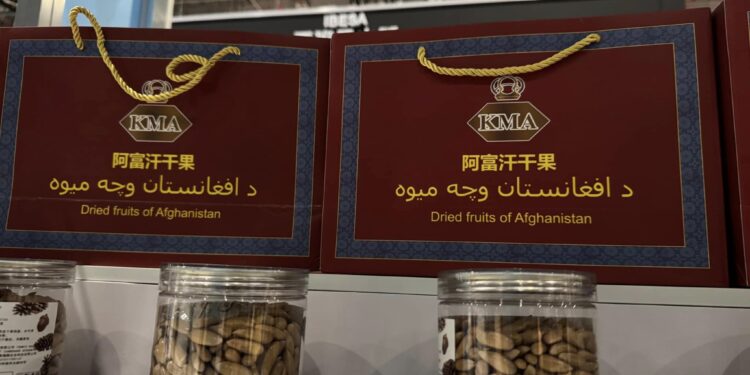 د چین نړیوال نندارتون؛ افغاني تولیدات پکې نندارې اېښودل شوي