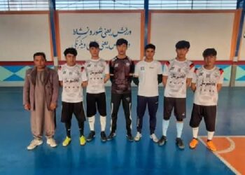 غزني کې د ۲۰ لوبډلو ترمنځ د فوټسال سیالۍ پیل شوې