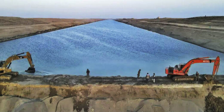 د قوش تېپې کانال د دویم فاز چارې ۸۱ سلنه بشپړې شوې