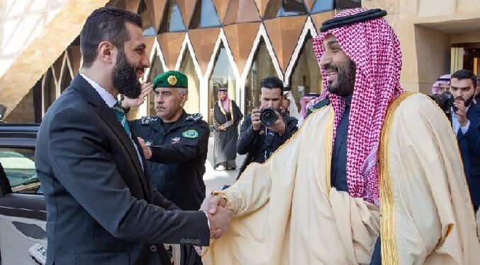 د سوریې دانتقالي حکومت مشر د سعودي له ولیعهد سره لیدلي دي
