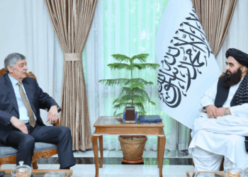 امیرخان متقي د افغانستان لپاره د روسیې له ځانګړي استازي سره کتلي