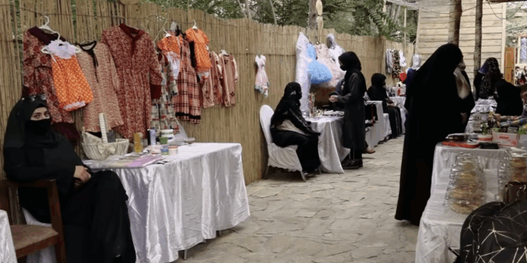 کابل کې د ښځو لپاره ځانګړی کوچنی بازار جوړ شوی
