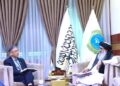 د عامې روغتیا وزیر د افغانستان لپاره د روغتیا نړیوال سازمان له مشر سره  کتلي