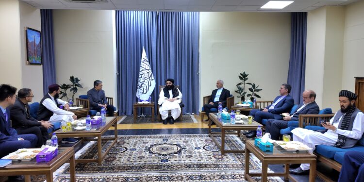 امیرخان متقي د یوه پلاوي په مشرۍ ایران ته ولاړ